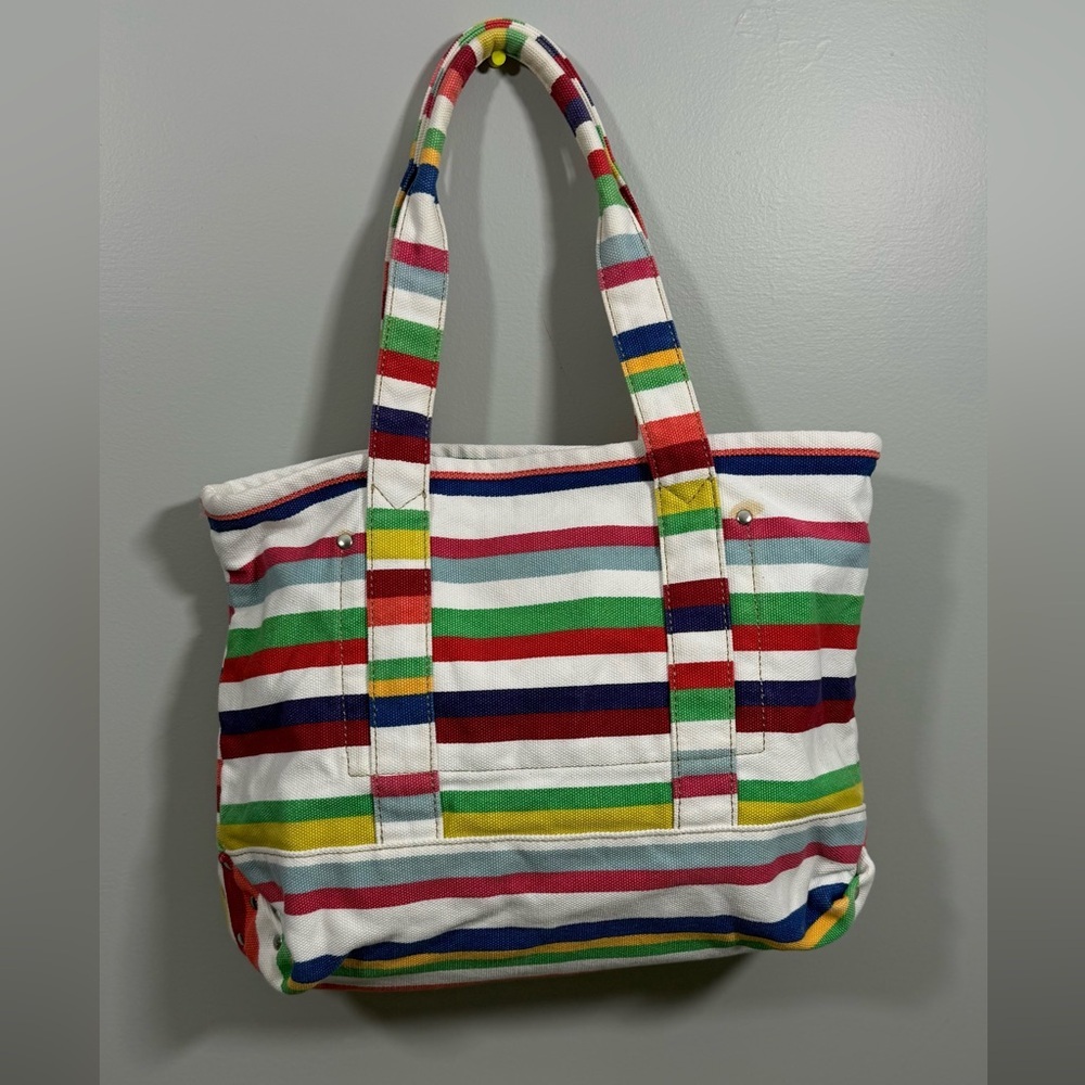 J. Crew Multicolor Striped Tote Bag - Picture 2 of 9